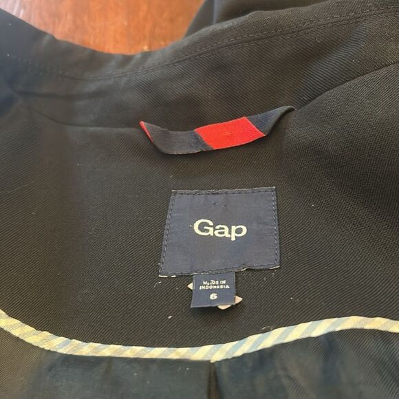 Gap deep navy button front blazer Size 6 EUC - Picture 8 of 12